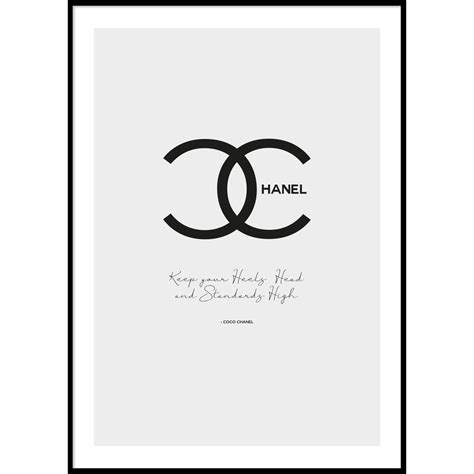 chanel poster 50x70|Chanel Poster .